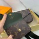 Replicas Louis Vuitton Feicie Correa & amp; amp; Go Monogram Canvas M80091 Baratos Imitacion