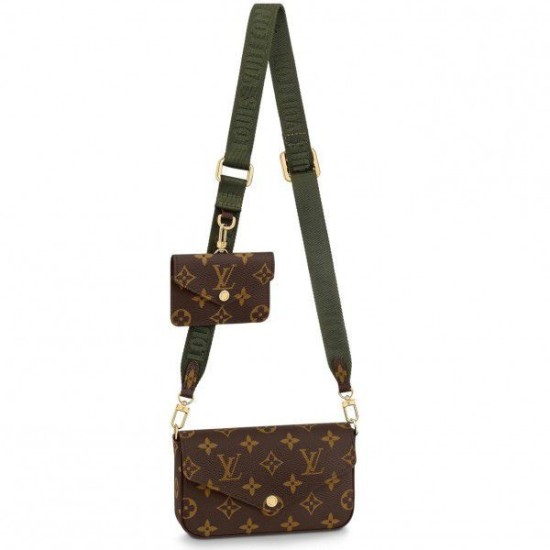 Replicas Louis Vuitton Feicie Correa & amp; amp; Go Monogram Canvas M80091 Baratos Imitacion