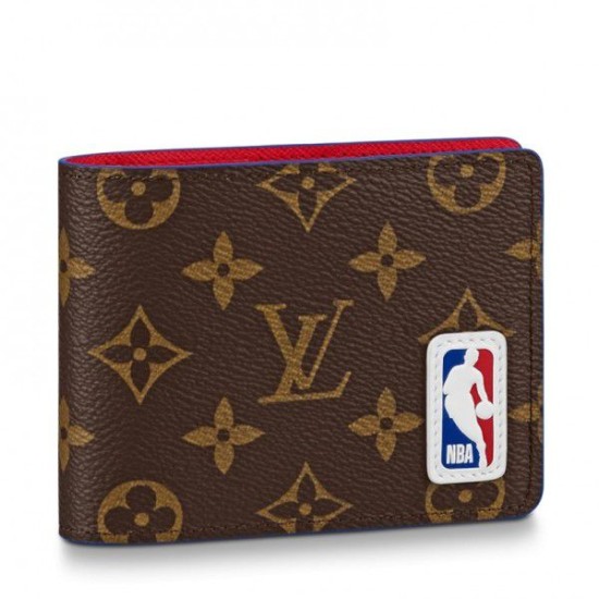 Replicas Louis Vuitton LV x NBA Cartera múltiple M80105 Baratos Imitacion