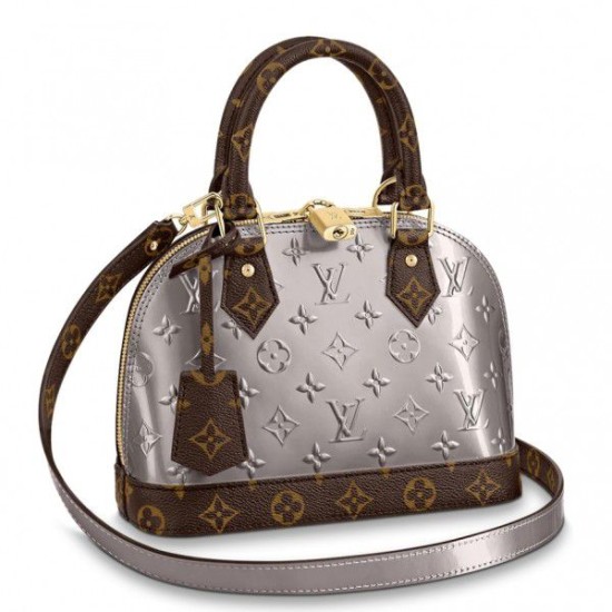 Replicas Louis Vuitton Alma BB Bag Monogram Vernis M90584 Baratos Imitacion