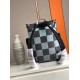 Replicas Mochila Louis Vuitton Christopher Damier Graphite Giant N40400 Baratos Imitacion