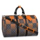 Replicas Louis Vuitton Keepall Bandouliere 50 Damier Graphite Giant N40420 Baratos Imitacion