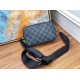 Replicas Cartera portátil Louis Vuitton Alpha Damier Graphite N60418 Baratos Imitacion