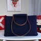 Replicas Bolso Hermes Cabag Elan en lona azul oscuro Baratos Imitacion