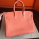 Replicas Herme Birkin 40cm Handmade Bag Clemence Crevette Baratos Imitacion