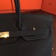 Replicas Herme Birkin 40cm Bolso hecho a mano Clemence Negro Baratos Imitacion