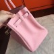 Replicas Bolso hecho a mano Herme Birkin 40cm Clemence Pink Baratos Imitacion