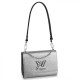 Replicas Louis Vuitton Twist MM Bolso Plata Epi M55404 Baratos Imitacion