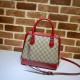 Replicas Gucci 1955 Horsebit bolso pequeño con asa superior 621220 Rojo Baratos Imitacion