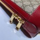 Replicas Gucci 1955 Horsebit bolso pequeño con asa superior 621220 Rojo Baratos Imitacion