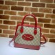 Replicas Gucci 1955 Horsebit bolso pequeño con asa superior 621220 Rojo Baratos Imitacion