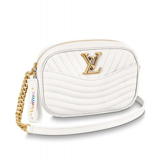 Replicas Louis Vuitton Bolso para cámara New Wave M53863 blanco Baratos Imitacion