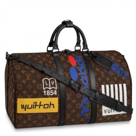 Replicas Louis Vuitton Keepall Bandouliere 50 Monogram M44642 Baratos Imitacion