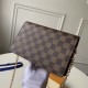 Replicas Louis Vuitton Vavin Cadena Billetera Damier Ebene N60222 Baratos Imitacion