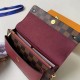 Replicas Louis Vuitton Vavin Cadena Billetera Damier Ebene N60222 Baratos Imitacion