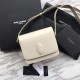 Replicas Sillín YSL Saint Laurent LE 61 Mediano Beige Baratos Imitacion