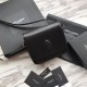 Replicas Sillín YSL Saint Laurent LE 61 Mediano Bolsa Negra Baratos Imitacion