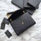 Replicas YSL Saint Laurent Envelope Pequeña Bolsa de oro en relieve en relieve Hardware Baratos Imitacion