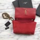 Replicas YSL Saint Laurent Mediana Reversible Kate Suede y Lisa Roja Baratos Imitacion