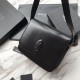 Replicas Sillín YSL Saint Laurent LE 61 Mediano Bolsa Negra Baratos Imitacion