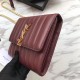 Replicas YSL Saint Laurent Vicky Grande Bolsa Roja Baratos Imitacion