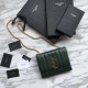 Replicas YSL Saint Laurent Vicky Grande Bolsa Verde Baratos Imitacion