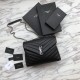 Replicas YSL Saint Laurent Classic Grande Envelope Bolsa Hardware de plata Baratos Imitacion