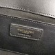 Replicas YSL Saint Laurent Classic Monogram Billetera Suave Negra Baratos Imitacion