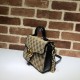 Replicas Gucci GG Marmont Mini bolso de asa superior 583571 negro Baratos Imitacion