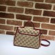 Replicas Gucci GG Marmont Mini bolso de asa superior 583571 Rojo Baratos Imitacion