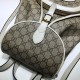 Replicas Gucci 1955 Horsebit Mochila 620849 Blanco Baratos Imitacion