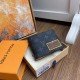 Replicas Louis Vuitton Monedero múltiple Monogram Eclipse M69253 Baratos Imitacion