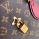 Replicas Louis Vuitton Flor con cremallera Tote MM monograma M44348 Baratos Imitacion