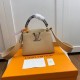 Replicas Louis Vuitton Capucines Mini con mango de piel de serpiente Ayers M55923 Baratos Imitacion