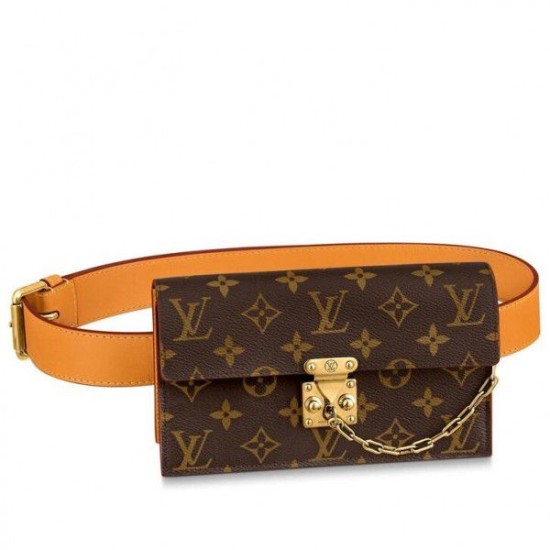 Replicas Louis Vuitton S Lock Belt Pouch MM Bag Monogram Canvas M68549 Baratos Imitacion