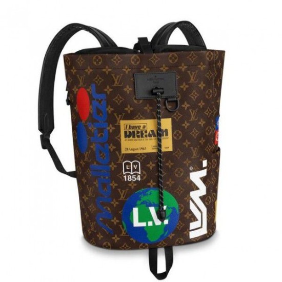 Replicas Louis Vuitton Mochila Chalk Monogram Canvas M44615 Baratos Imitacion