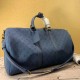 Replicas Louis Vuitton Bolsa Keepall Bandouliere 50 Monogram Denim M44645 Baratos Imitacion