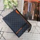 Replicas Louis Vuitton Bolsa Pochette Voyage MM Damier Cobalt Race N60241 Baratos Imitacion