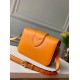 Replicas Louis Vuitton Bolso LV Pont 9 en piel de becerro naranja M55946 Baratos Imitacion