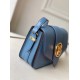 Replicas Louis Vuitton Bolso LV Pont 9 en piel de becerro azul M55947 Baratos Imitacion