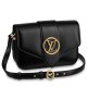 Replicas Louis Vuitton Bolso LV Pont 9 en piel de becerro negra M55948 Baratos Imitacion