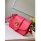 Replicas Louis Vuitton Bolso LV Pont 9 en piel de becerro rosa dalia M55949 Baratos Imitacion