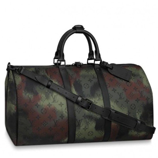 Replicas Louis Vuitton Keepall Bandouliere 50 Monogram Camouflage M56416 Hombre Baratos Imitacion