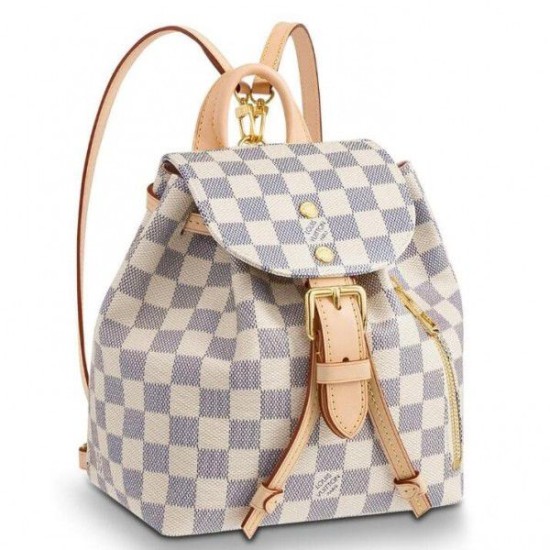 Replicas Louis Vuitton Sperone BB Mochila Damier Azur N44026 Baratos Imitacion