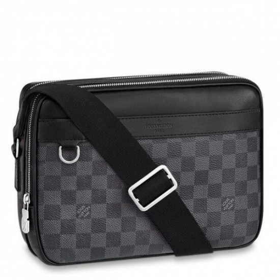 Replicas Louis Vuitton Bolsa Trocadero Messenger NM PM Damier Graphite N40087 Baratos Imitacion