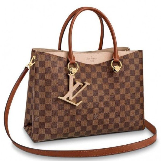 Replicas Louis Vuitton Bolsos Riverside Bag Damier Ebene N40135 Baratos Imitacion