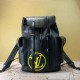 Replicas Louis Vuitton Mochila Christopher PM Epi M55138 Baratos Imitacion