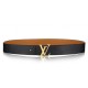 Replicas Louis Vuitton Cinturón reversible para hombre Initial, 40 mm, reversible, M9151Q Baratos Imitacion