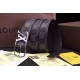 Replicas Louis Vuitton Cinturón de neograma Damier Graphite M6057V Baratos Imitacion