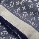 Replicas Louis Vuitton monogram Denim Shawl M71376 Baratos Imitacion